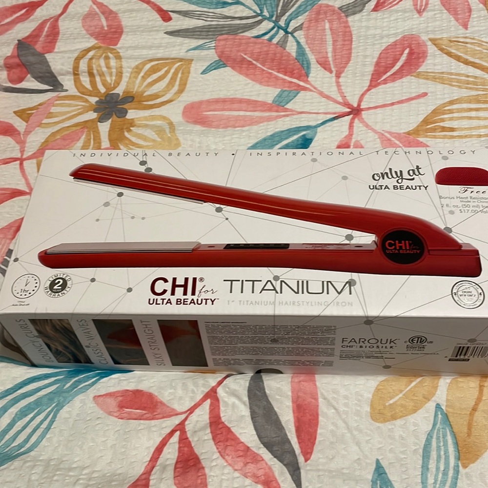 CHI titanium flat iron